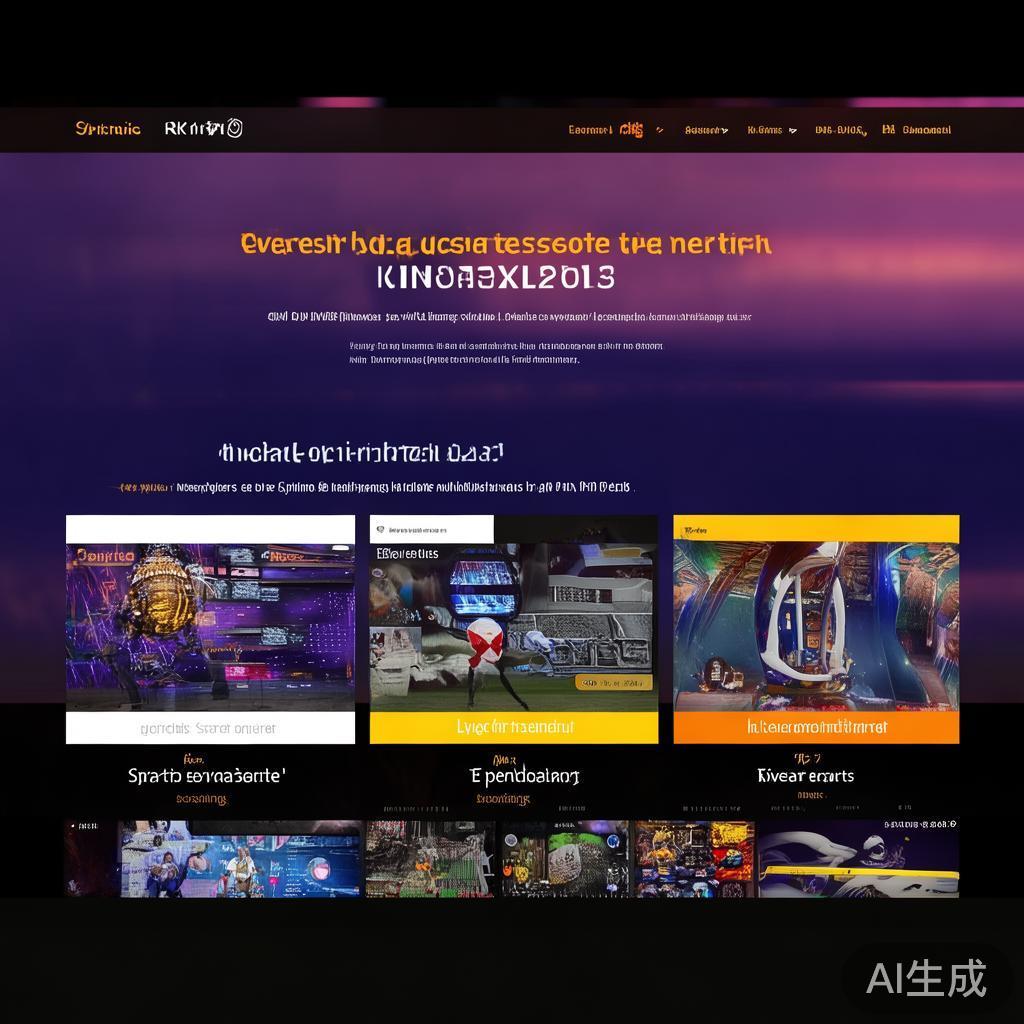 官网首页突出了多样化的游戏类别，如体育赛事、真人娱